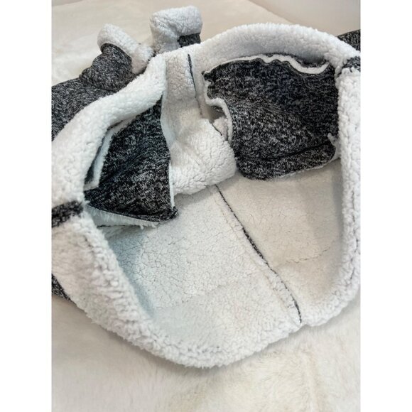 NWT OOKIE & LALA Women's Size S Faux Fur Shearling Heathered Jacket - Picture 8 of 15